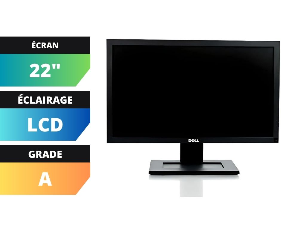 ECRAN DELL E2211HB - 22 - LCD (A)