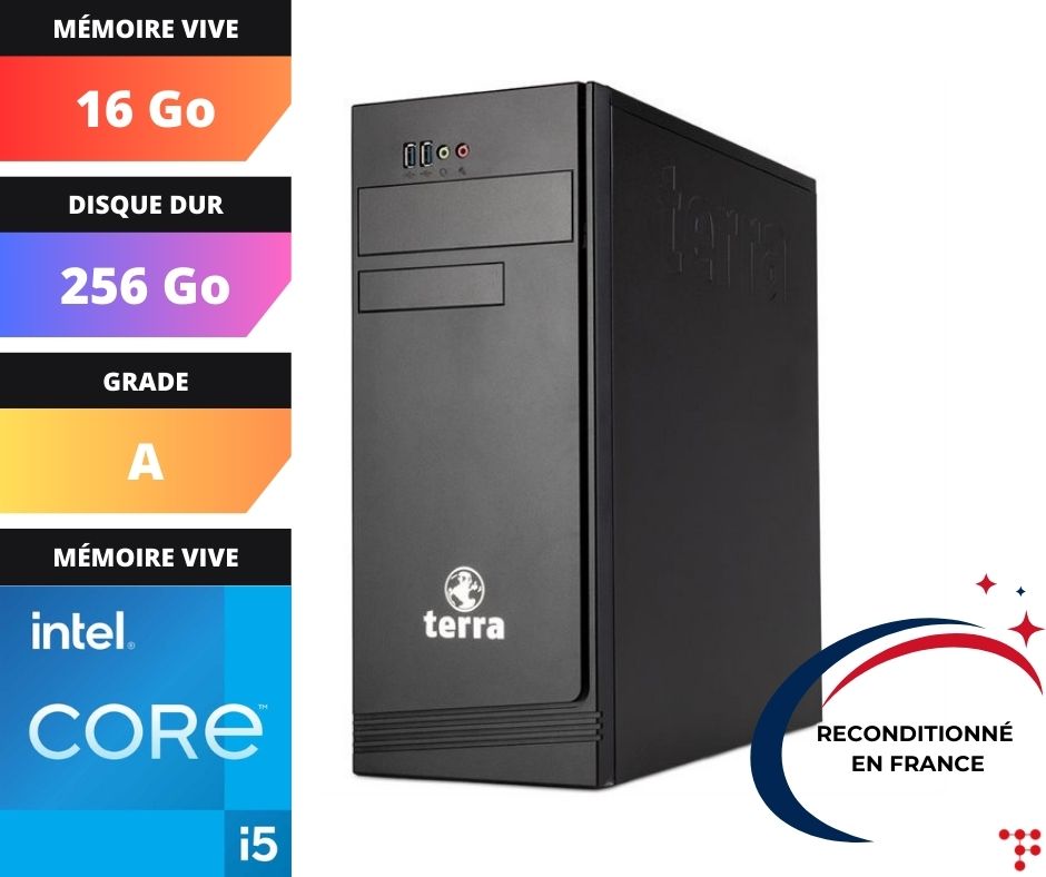 UC TERRA 1000972 - Intel(R) Xeon(R) E-2278G CPU @ 3.40GHz - 32 GO - 500 GO - SATA/SSD (A)