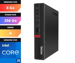 UC LENOVO M720Q TINY - Intel(R) Core(TM) i5-9500T CPU @ 2.20GHz - 8 GO - 256 GO - SATA/SSD (A)