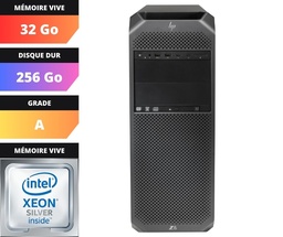 UC HP Z6 - Intel(R) Xeon(R) Silver 4114 CPU @ 2.20GHz - 32 GO - 256 GO - NVMe (A)