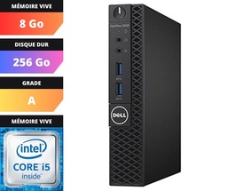 UC DELL OPTIPLEX 3050 TINY - Intel(R) Core(TM) i5-6500T CPU @ 2.50GHz - 8 GO - 256 GO - SATA/SSD (A)
